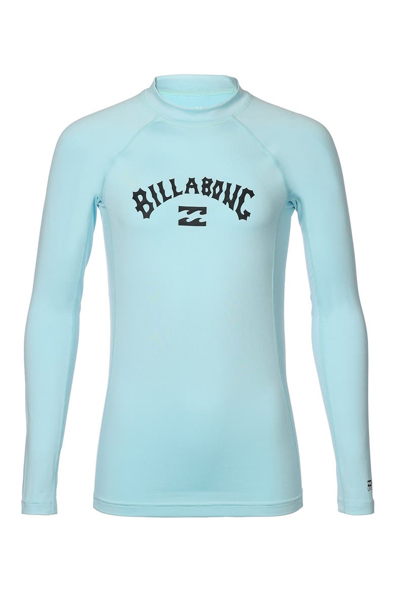 Kids' Arch Long Sleeve Rashguard, Main, color, COASTAL BLUE