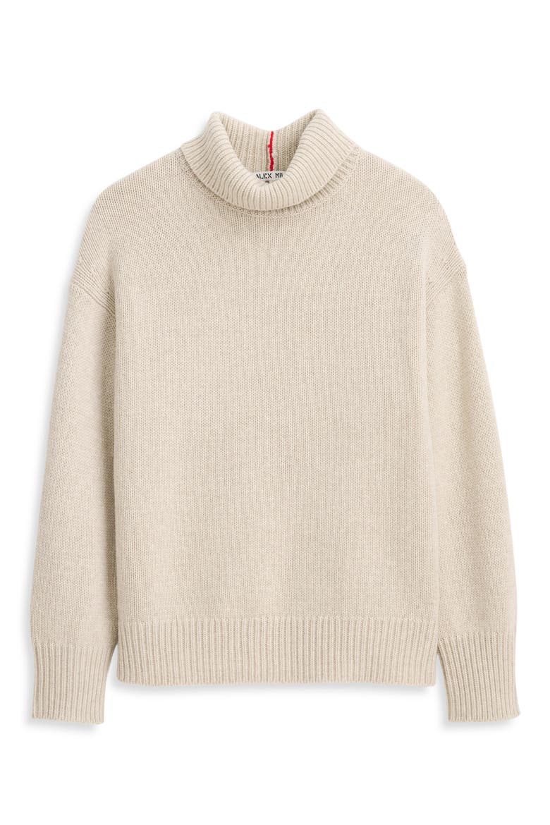 Nottinghill Merino Wool Blend Turtleneck Sweater, Alternate, color, WISHBONE