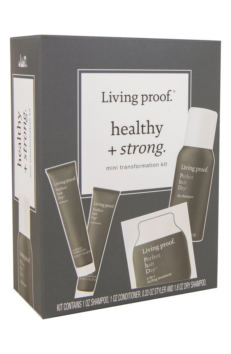 Living proof<sup>®</sup> Healthy + Strong Mini Transformation Kit, Alternate, color,