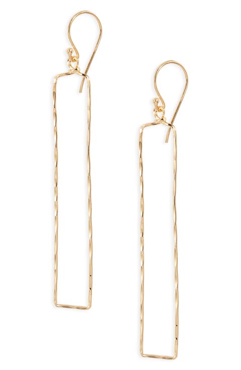 Lila Linear Drop Earrings