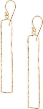 Kiara by Ki-Ele Lila Linear Drop Earrings