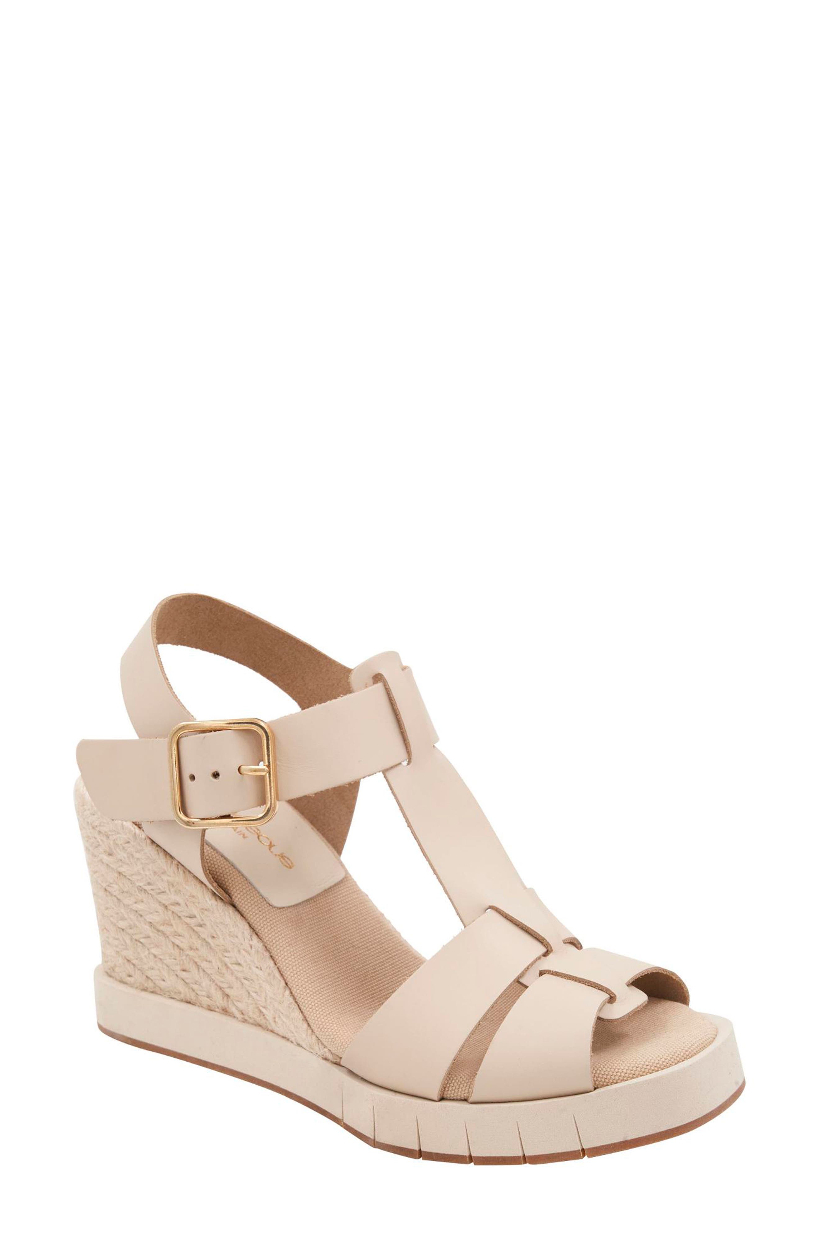 Farami Sole Motion Espadrille Wedge Sandal, Main, color, IVORY