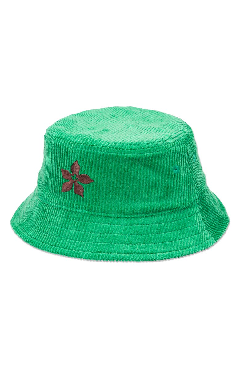 Billabong Josie Corduroy Bucket Hat, Main, color, Jungle Green