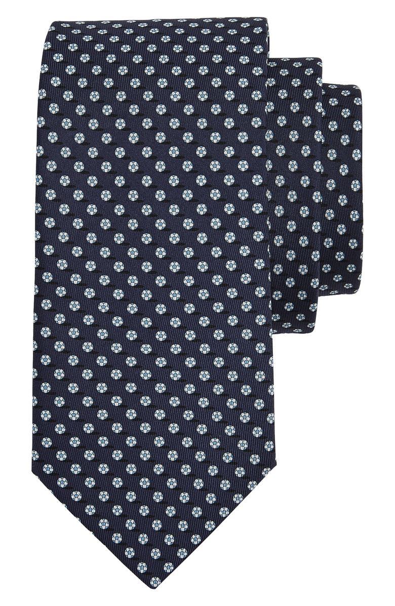 FERRAGAMO Salvatore Ferragamo Soccer Print Silk Tie, Main, color, 