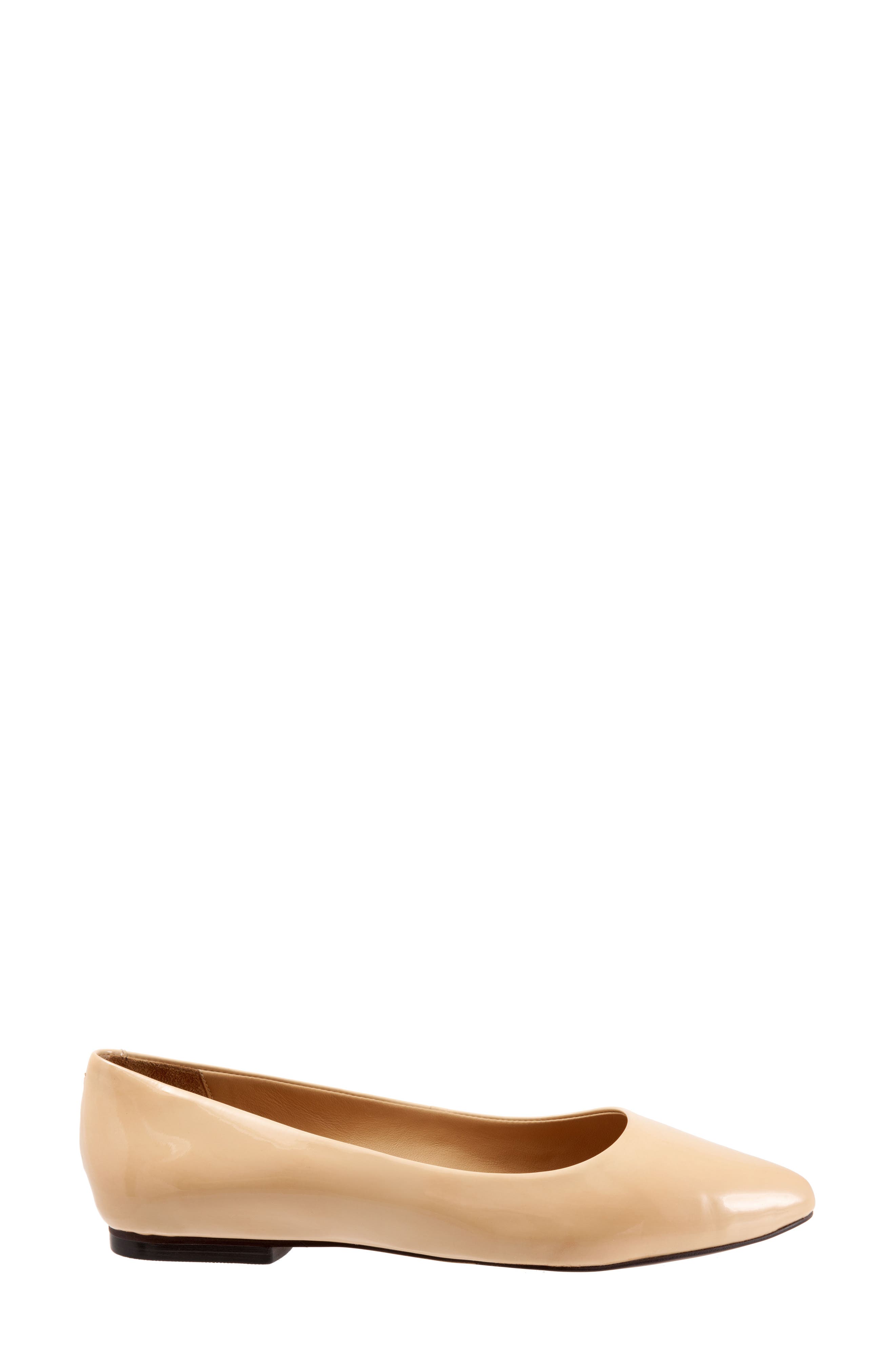 Estee Ballet Flat, Alternate, color, NUDE PATENT