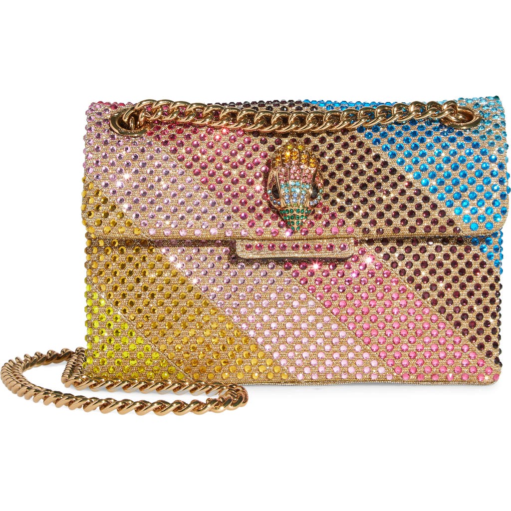 KURT GEIGER KURT GEIGER LONDON MINI KENSINGTON RHINESTONE SHOULDER BAG