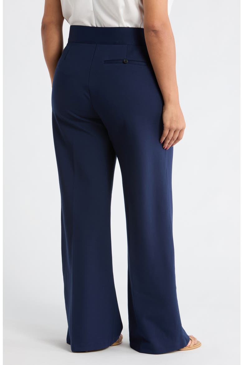 SPANXsupersmooth™ PerfectFit Ponte Wide Leg Pants, Alternate, color, TIMELESS NAVY