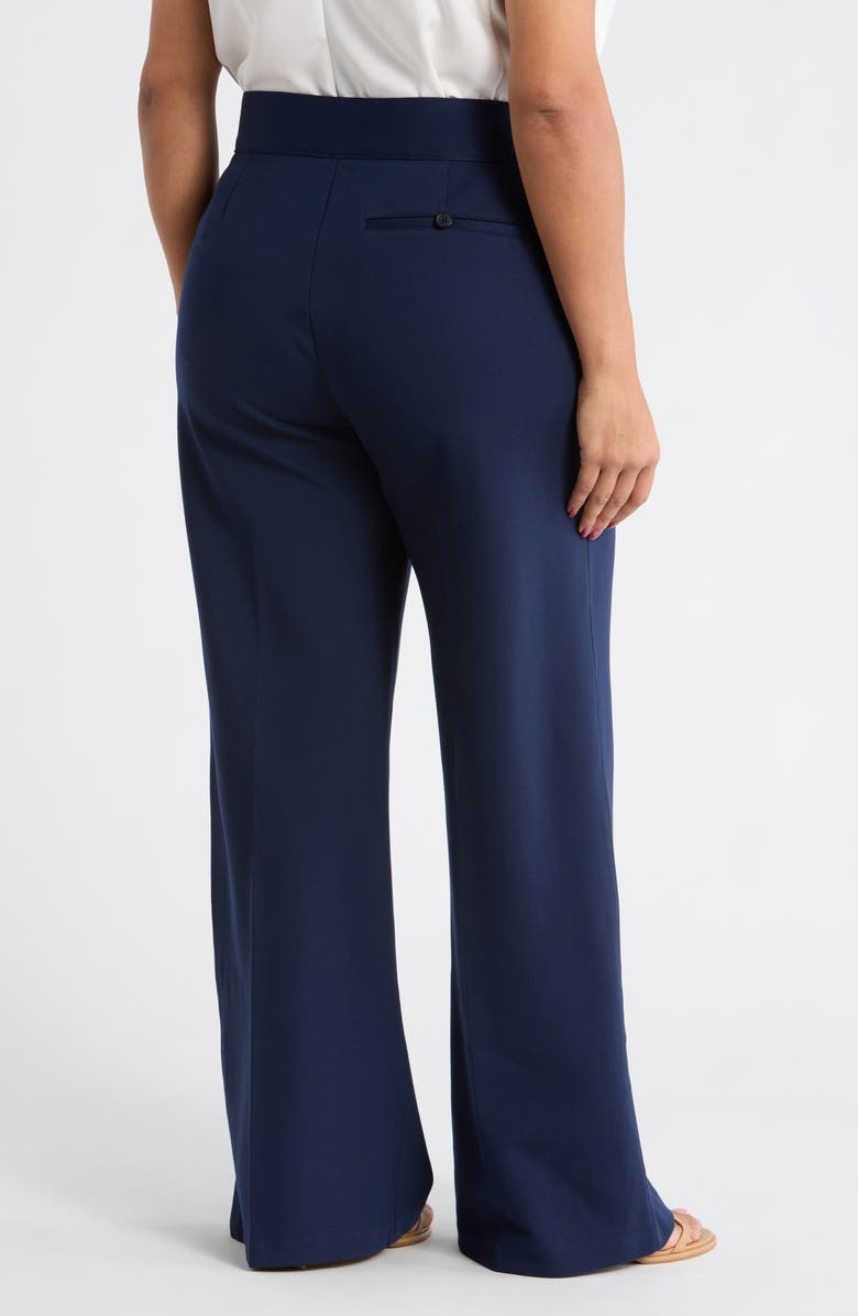 SPANX<sup>®</sup> SPANXsupersmooth<sup>™</sup> PerfectFit Ponte Wide Leg Pants, Alternate, color, Timeless Navy