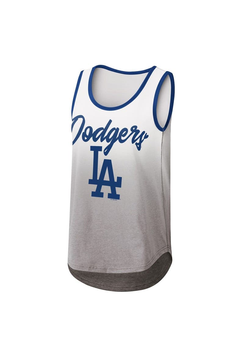 Women's G-III 4Her by Carl Banks White Los Angeles Dodgers Logo Opening Day Tank Top, Alternate, color, White