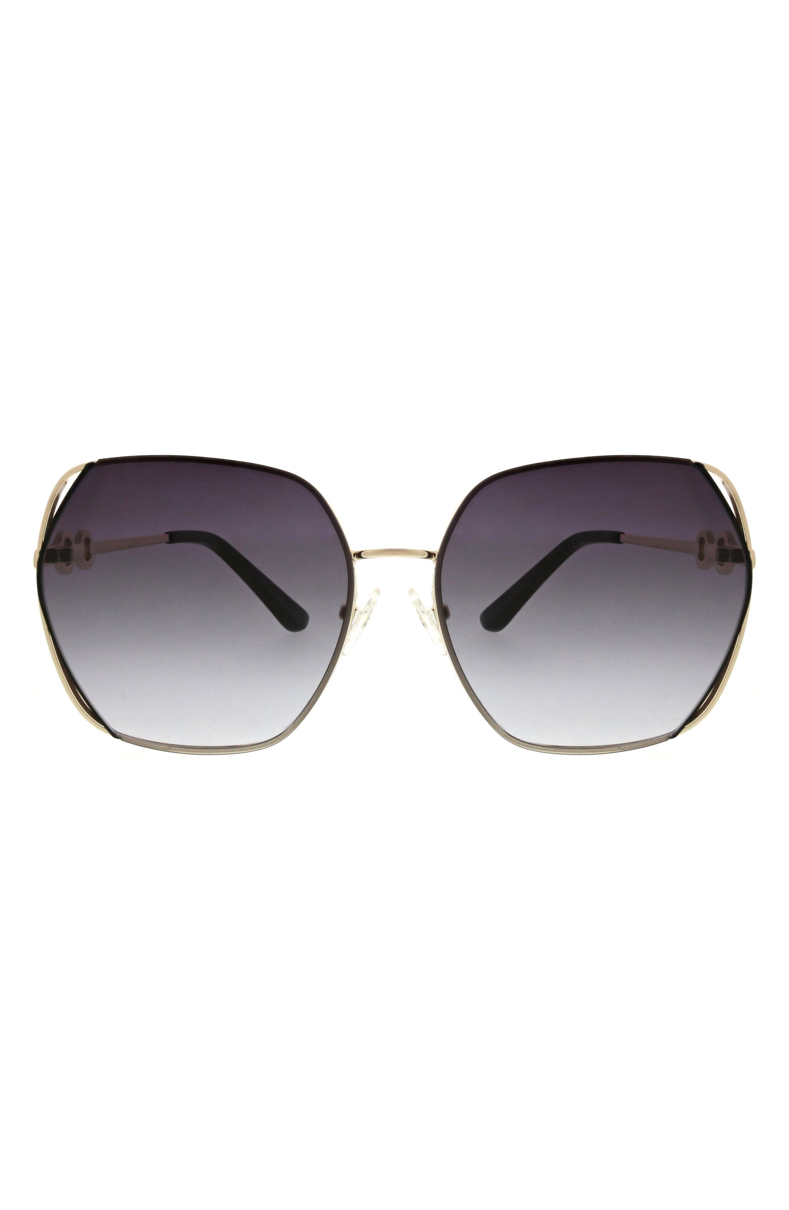 Oscar de la Renta 62mm Butterfly Sunglasses