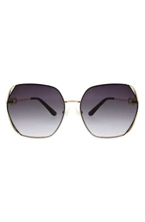 62mm Butterfly Sunglasses