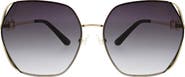Oscar de la Renta 62mm Butterfly Sunglasses
