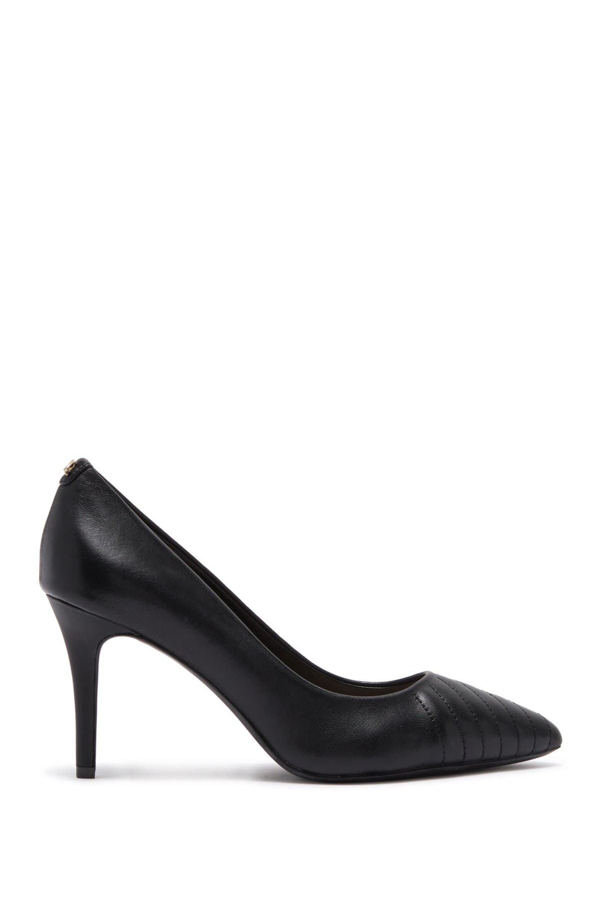 KARL LAGERFELD PARIS Roulle Quilted Pointed Toe Pump, Alternate, color, 