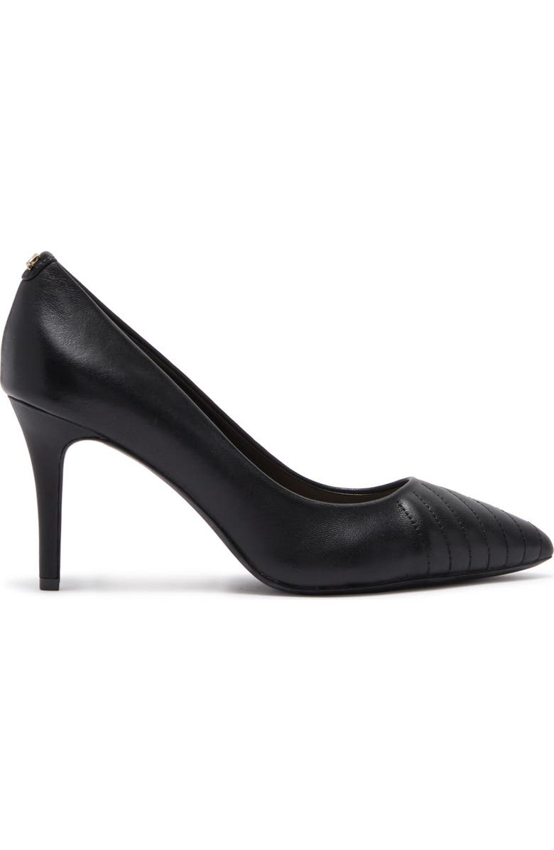 KARL LAGERFELD PARIS Roulle Quilted Pointed Toe Pump, Alternate, color,