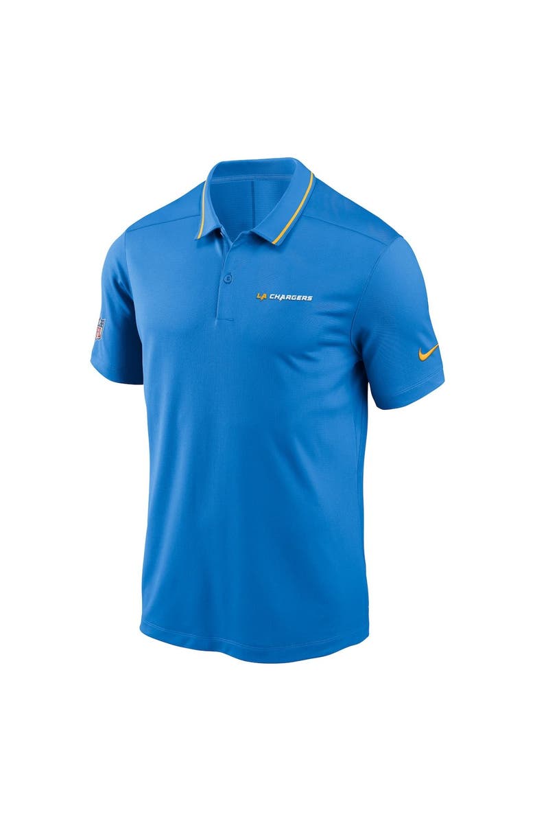 Nike Men's Nike Powder Blue Los Angeles Chargers Sideline Victory Performance Polo, Alternate, color,