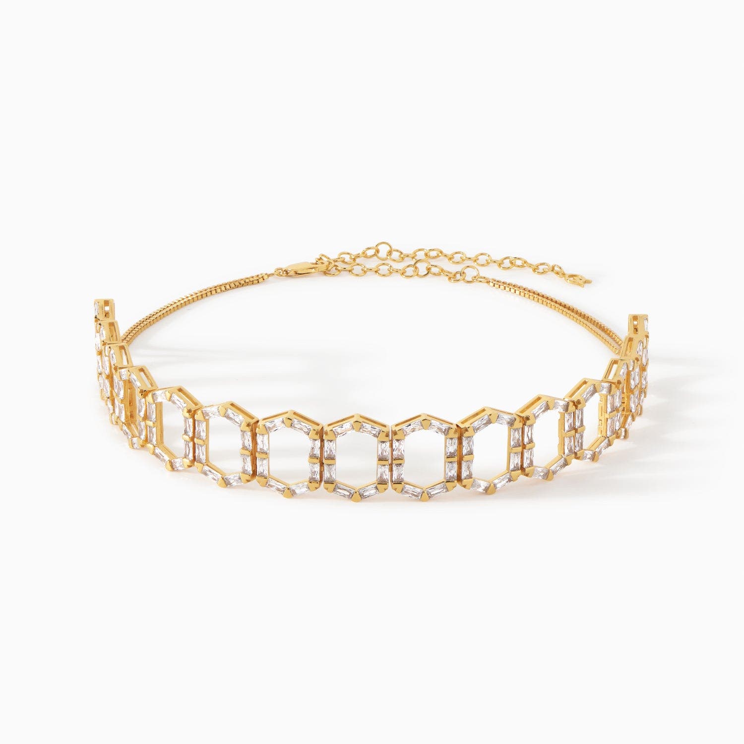 Ora Ana The Cleo Choker Necklace In Gold