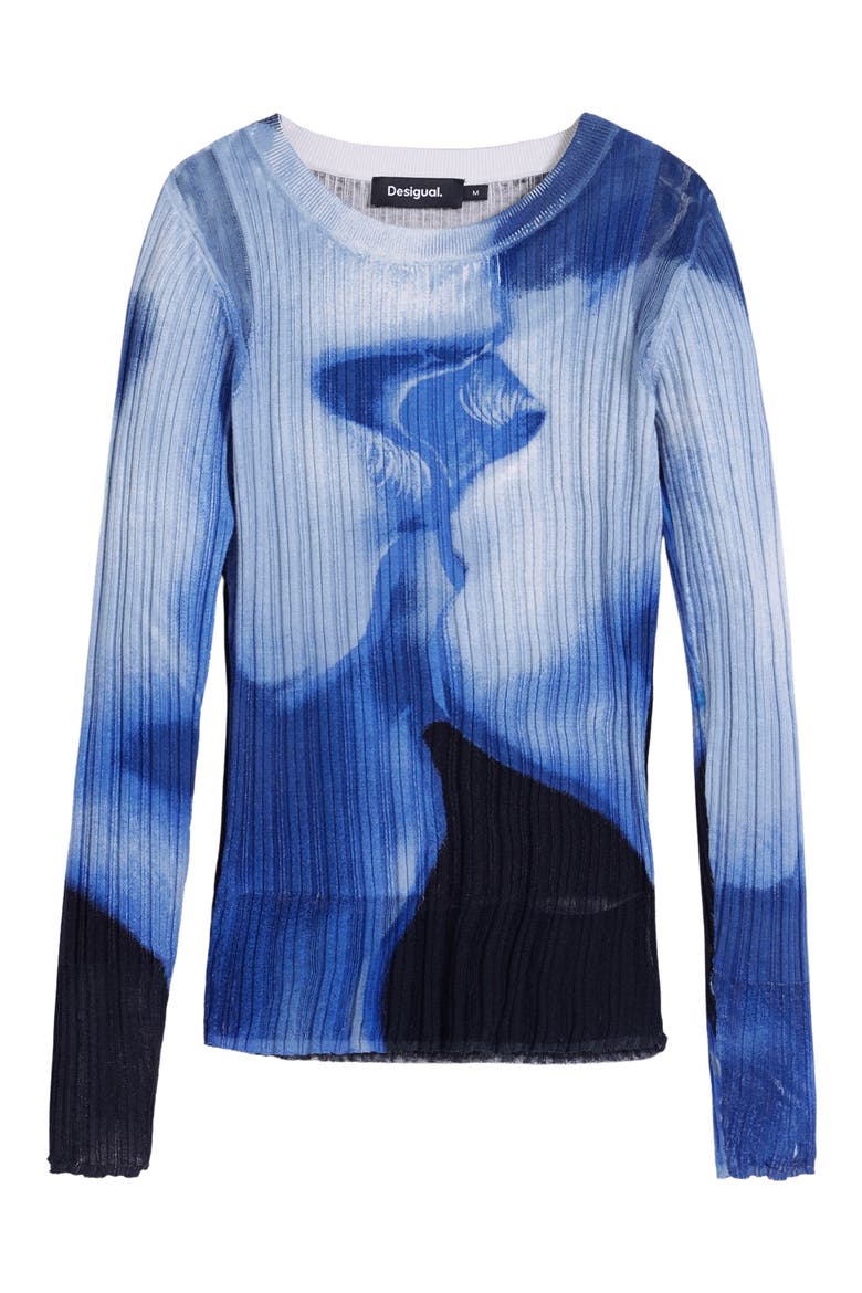 Rib Sweater, Alternate, color, DARK BLUE
