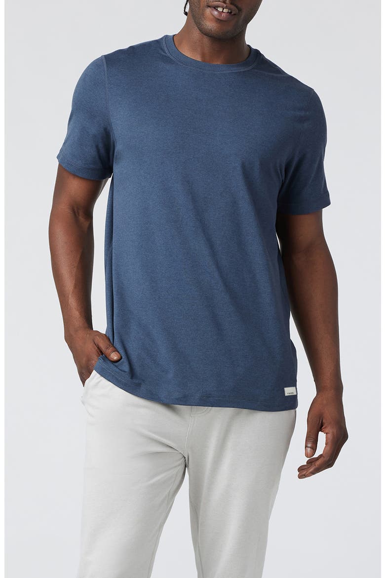 Ponto Performance T-Shirt, Main, color, AZURE HEATHER