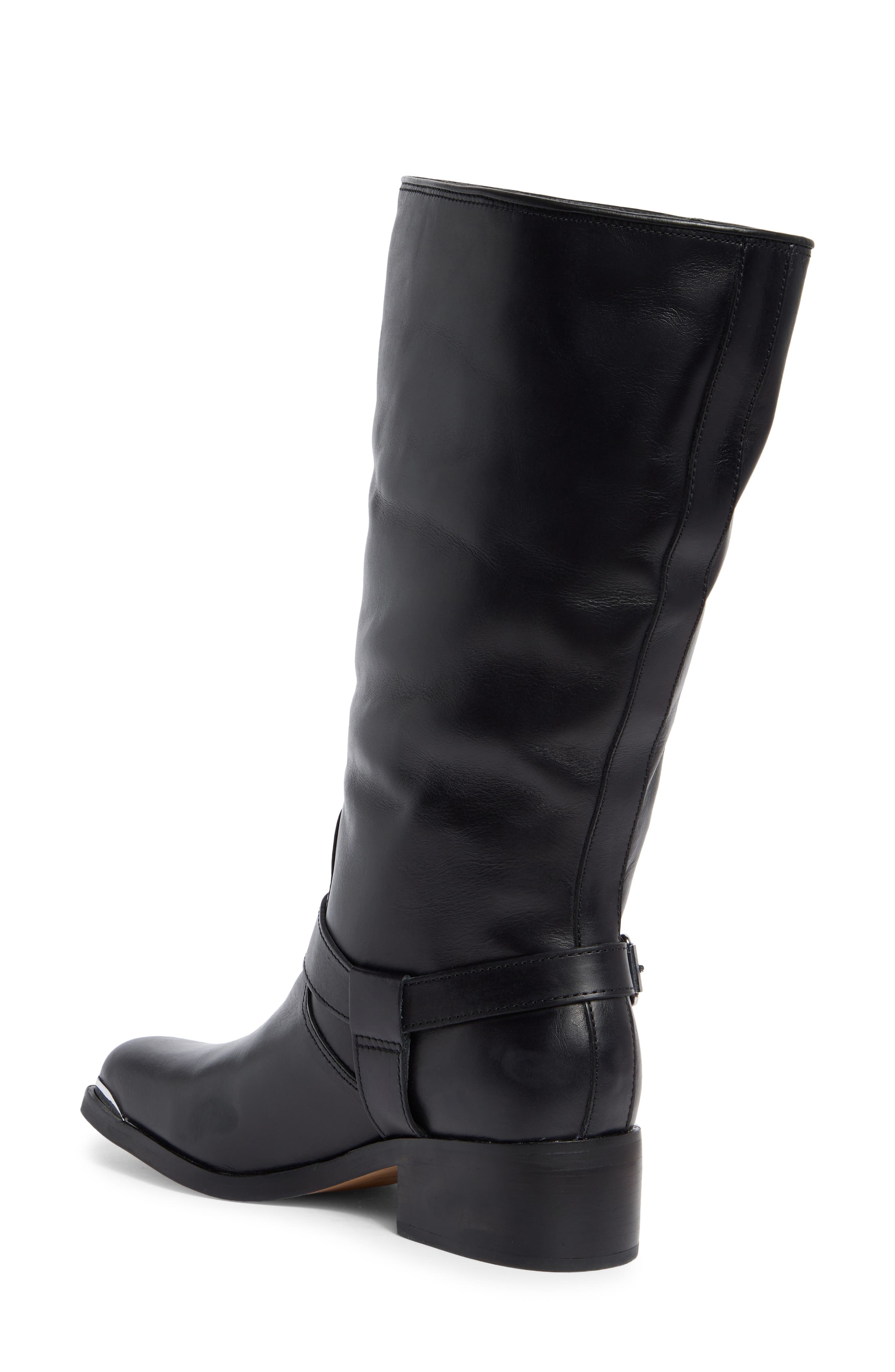 Dolce Vita Evi Leather Moto Boot, Alternate, color, 