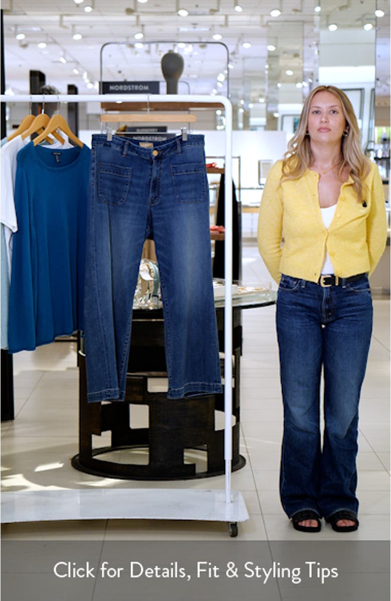 Meg High Waist Ankle Wide Leg Jeans, sales video thumbnail