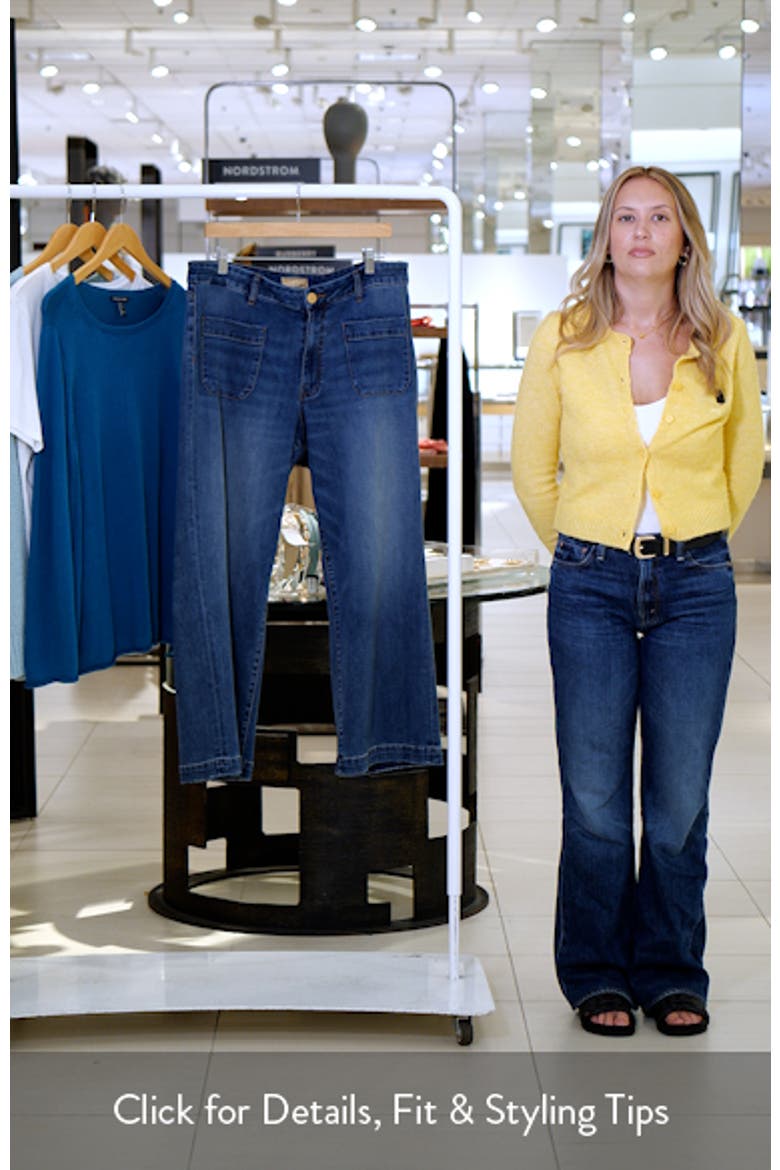 Meg High Waist Ankle Wide Leg Jeans video