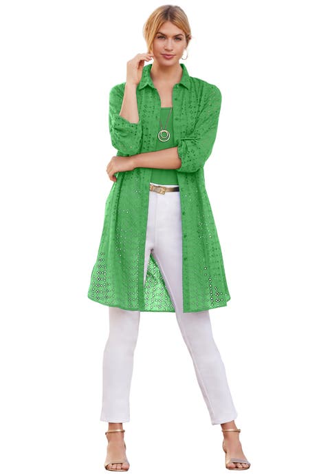 Eyelet Mega Tunic (Plus)