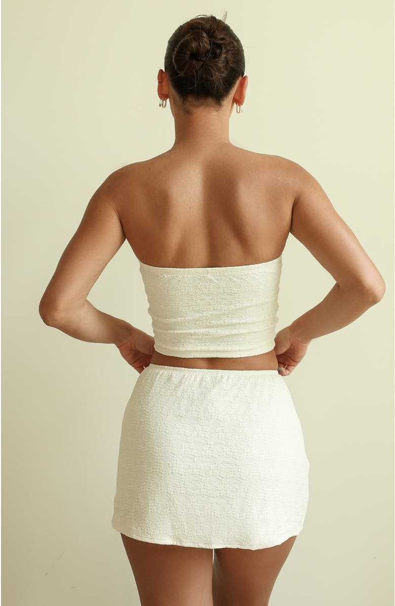 Dippin Daisys Lyon Crop Top, Alternate, color, Cloud Dancer