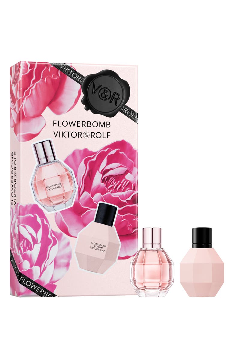 Viktor&Rolf Flowerbomb & Flowerbomb Extreme Eau de Parfum Gift Set (Limited Edition) $60 Value, Main, color,