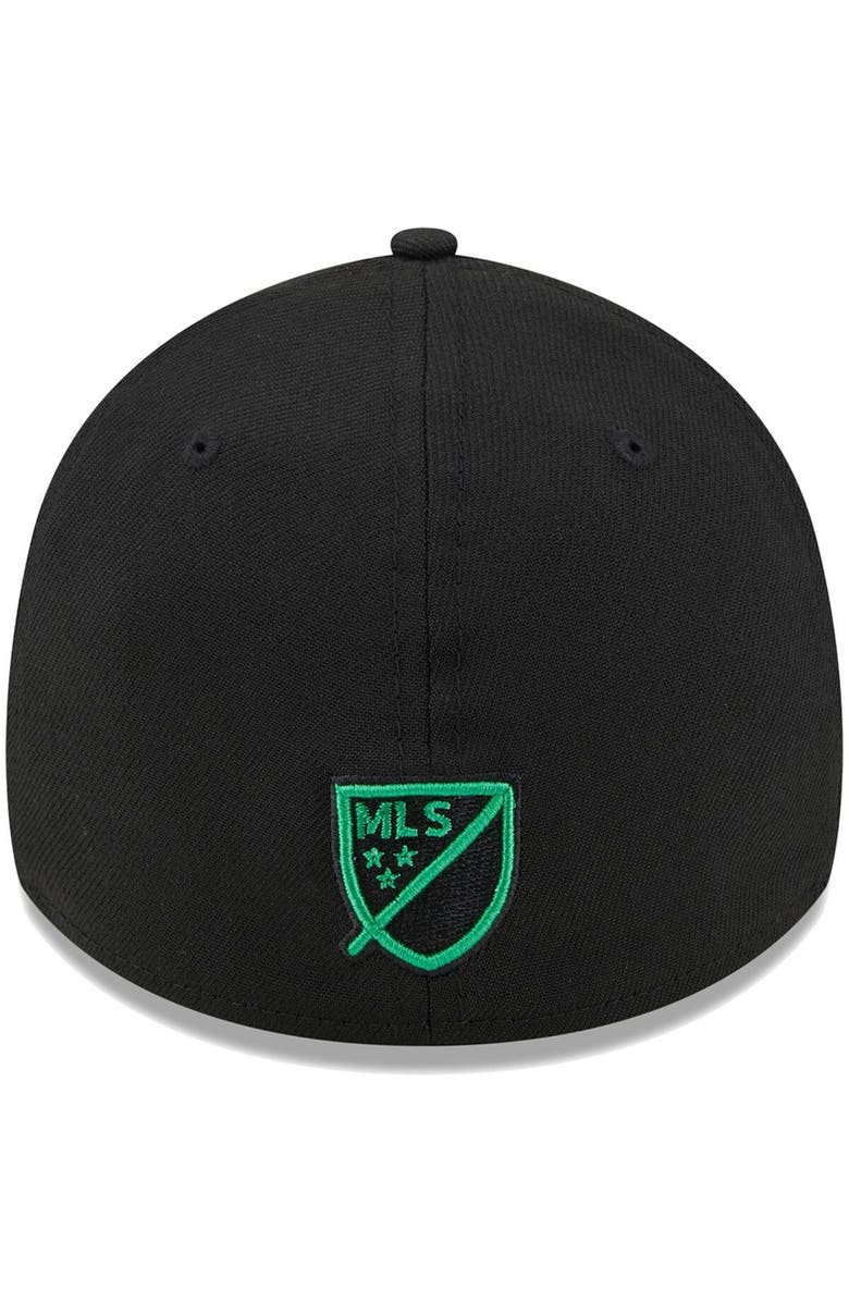 New Era Men's New Era Black Austin FC Kick Off 39THIRTY Flex Hat, Alternate, color, 