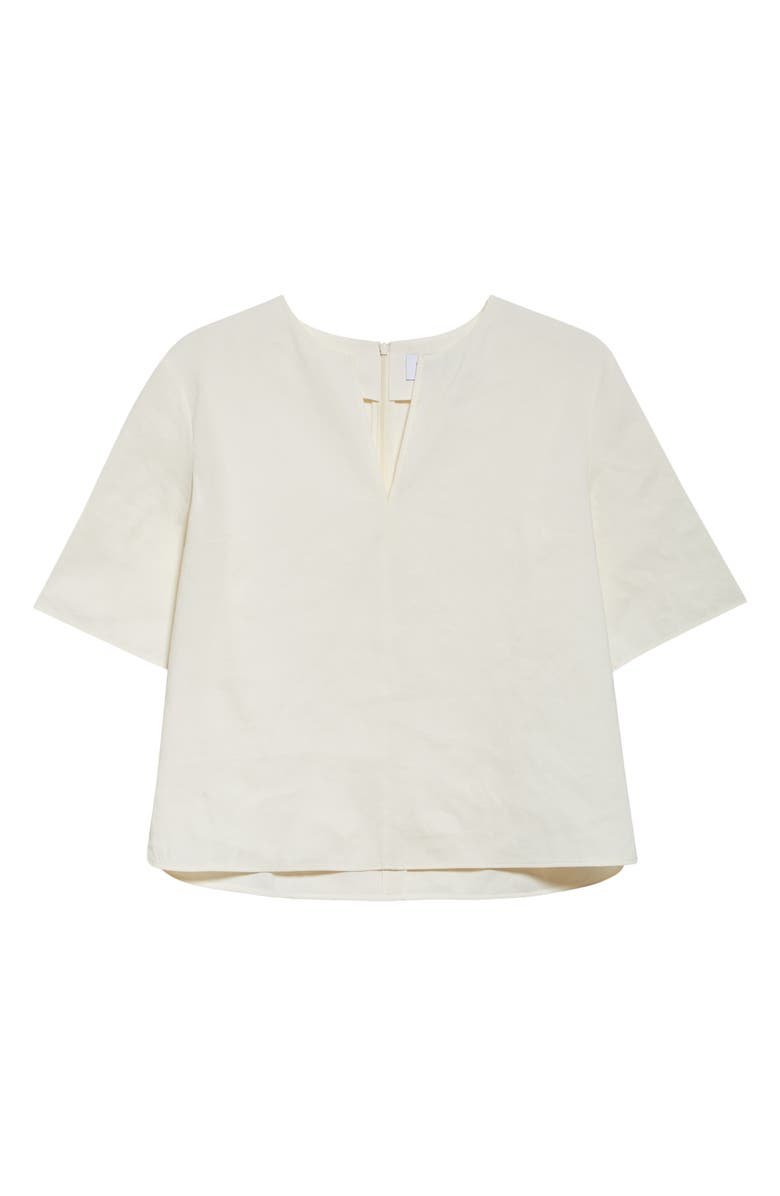 PARTOW Notch Neck Boxy Top, Alternate, color, Bone