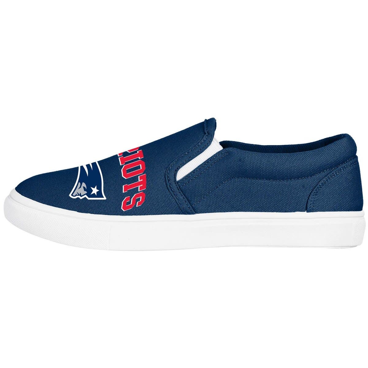 FOCO Women's FOCO New England Patriots Big Logo Slip-On Sneakers, Alternate, color, 