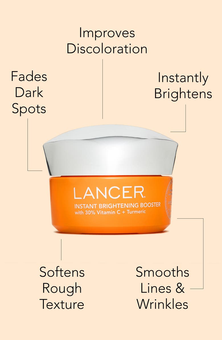 LANCER Skincare Instant Brightening Booster Cream with 30% Vitamin C & Turmeric, Alternate, color, 