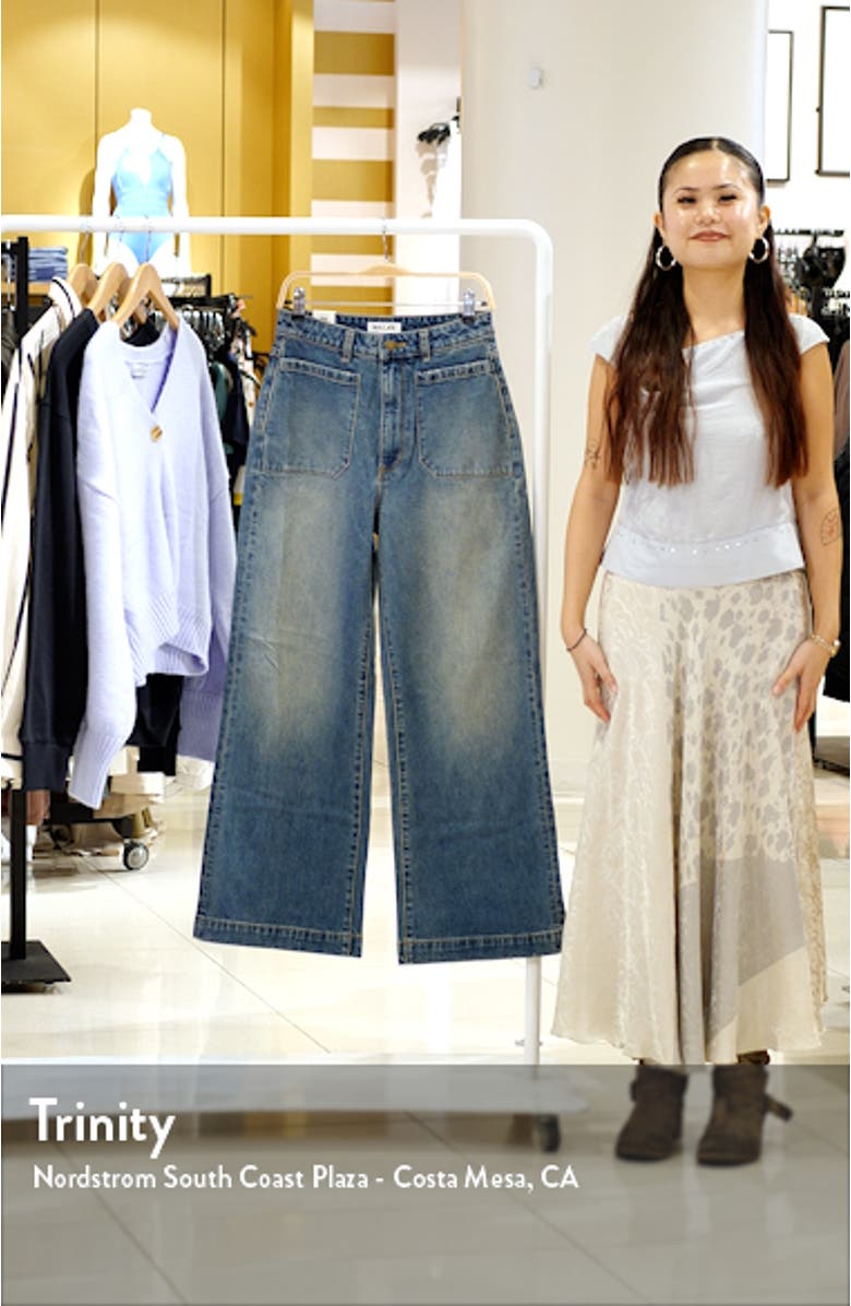 Sailor Superhigh Waist Wide Leg Jeans, sales video thumbnail