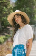 Brixton Carefree Organic Cotton Ruched T-Shirt