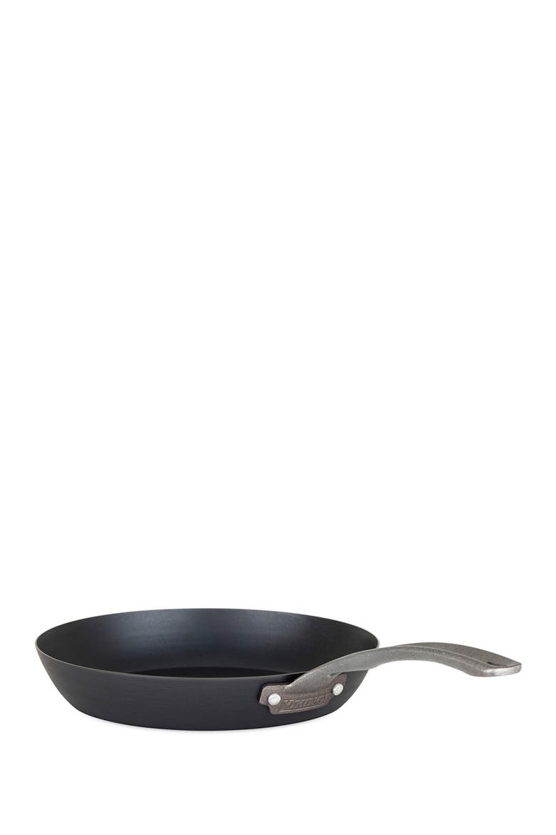 Blue Carbon Steel 10" Frying Pan, Alternate, color, BLACK