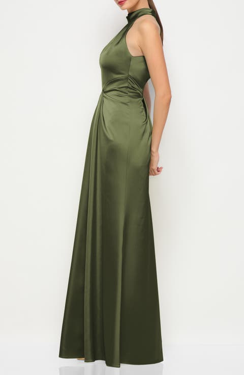 Pilar Halter Neck Gown