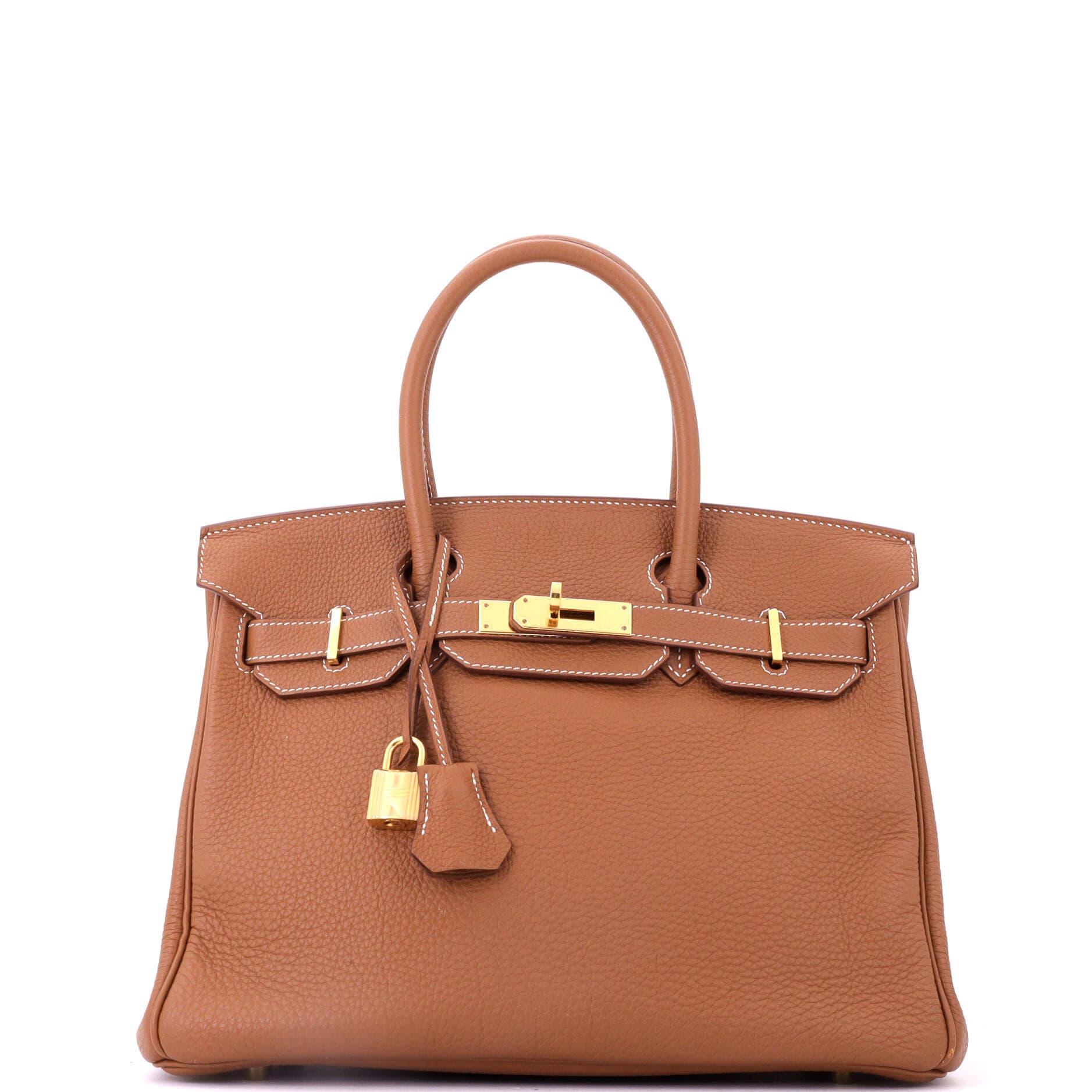 81034712 Birkin Handbag Brown Togo with Gold Hardware 30, Main, color, 