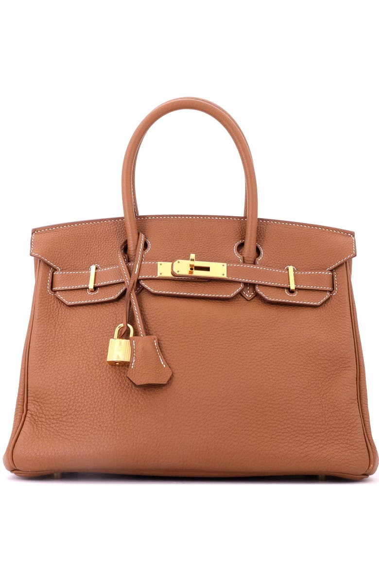 81034712 Birkin Handbag Brown Togo with Gold Hardware 30, Main, color,