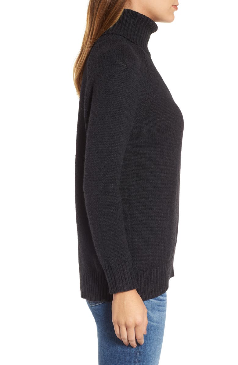 Velvet by Graham & Spencer Textured Turtleneck Sweater, Alternate, color,