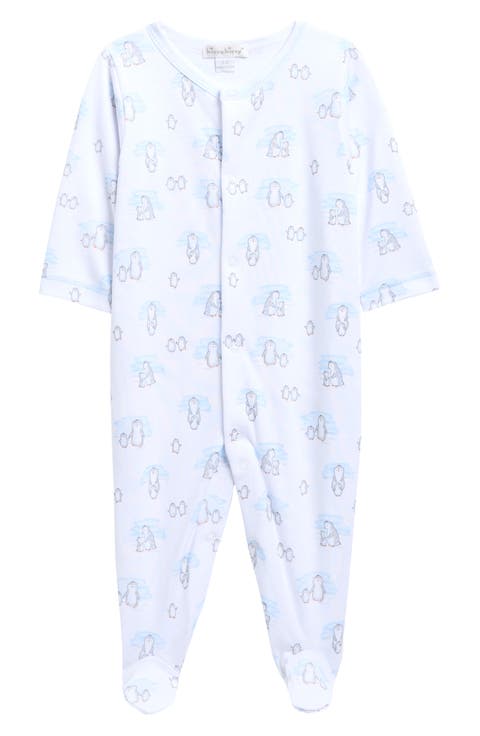 Print Pima Cotton Footie (Baby)