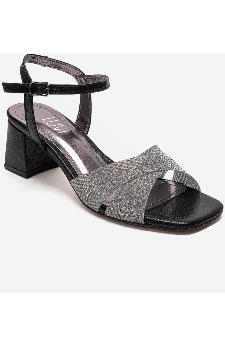 Prologue Shoes Milagro Block Heel Sandal, Alternate, color, Black