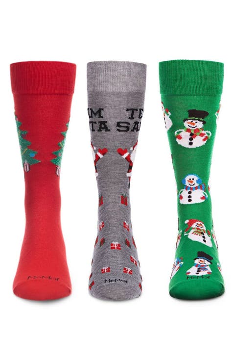 Assorted 3-Pack Christmas Socks
