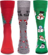 MeMoi Assorted 3-Pack Christmas Socks