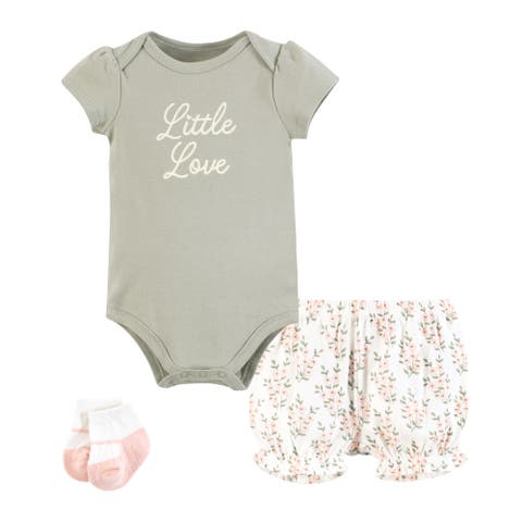 Coordinated Bodysuit Outfit with Shorts and Socks