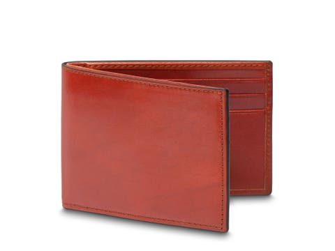 Old Leather Italia Small Bifold Wallet - Rfid