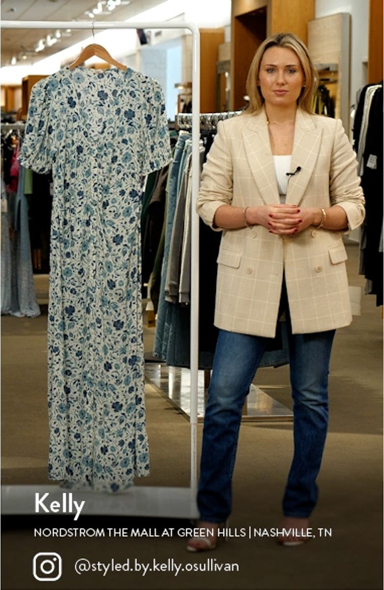 Sorrento Print Maxi Dress, sales video thumbnail