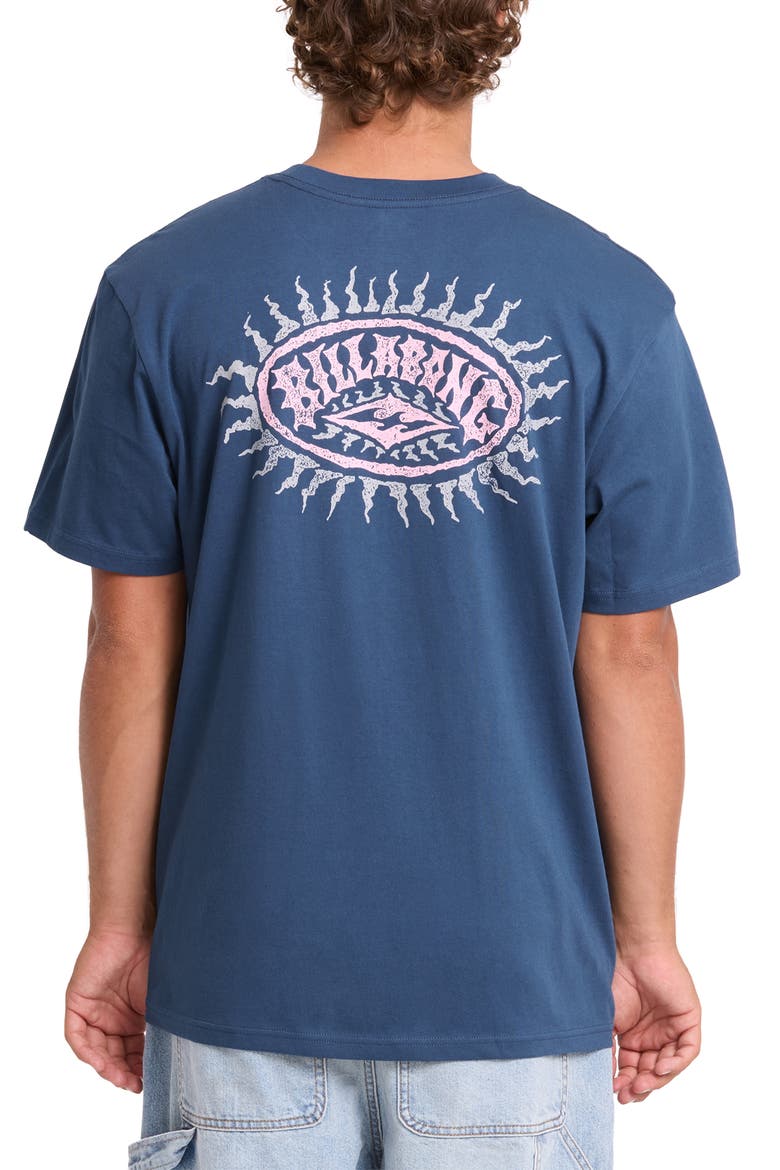 Reverse Premium Graphic T-Shirt, Alternate, color, DARK DENIM