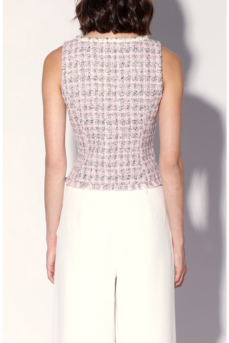 Francine Tweed Top, Alternate, color, CAROUSEL TWEED