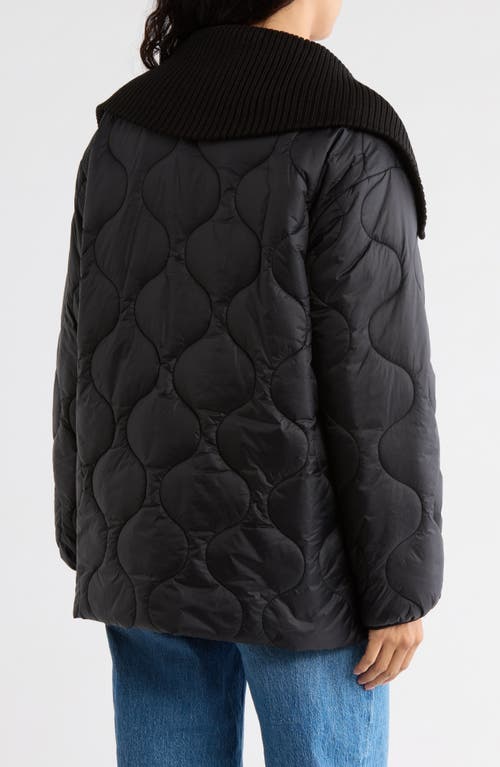 Lucky Brand Reversible Quilted Jacket In Black
