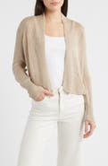 Eileen Fisher Open Front Organic Cotton Cardigan